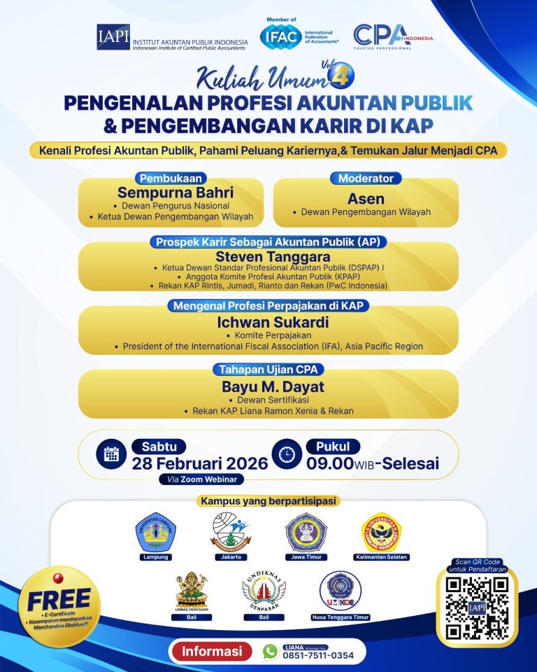 Kuliah Umum Pengenalan Profesi Akuntan Publik & Pengembangan Karir di KAP-Vol.4